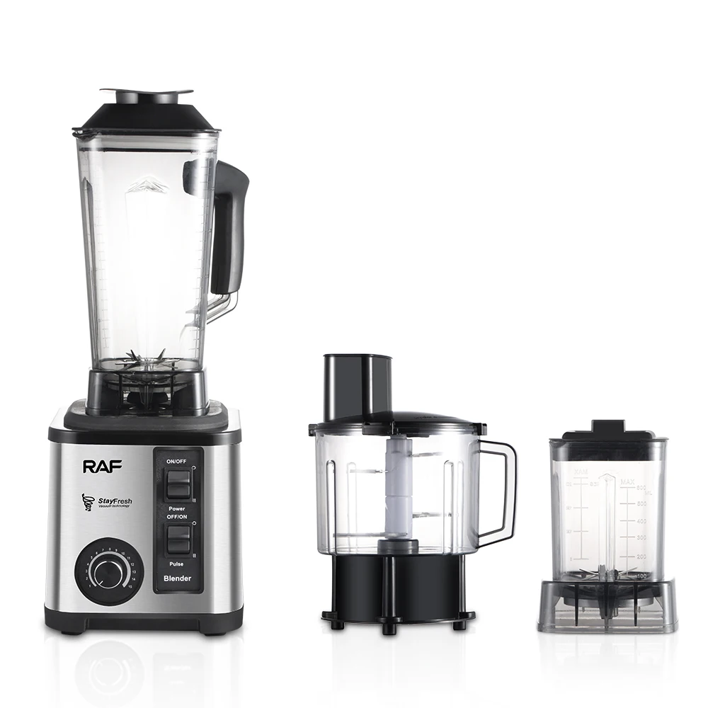 RAF Multifunction Mixer Grinder Ice Crush Smoothie Maker Blender Juicers 3 in 1 Smoothie Blender