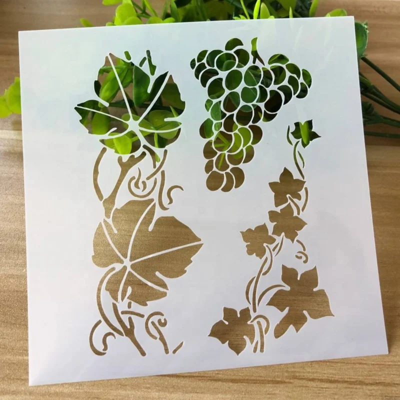 2022 fashion new style Custom Plastic Big Airbrush Wall Paint Stencils for wall reusable Painting Wall Stencil Templates