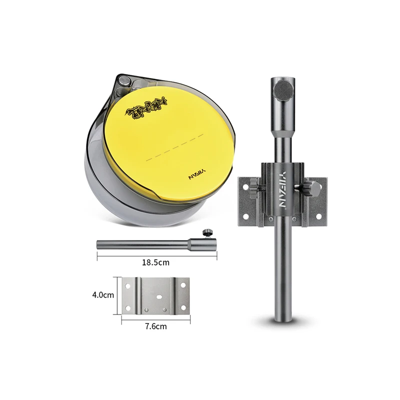 outdoors fishing box Yellow dotted line stand hook