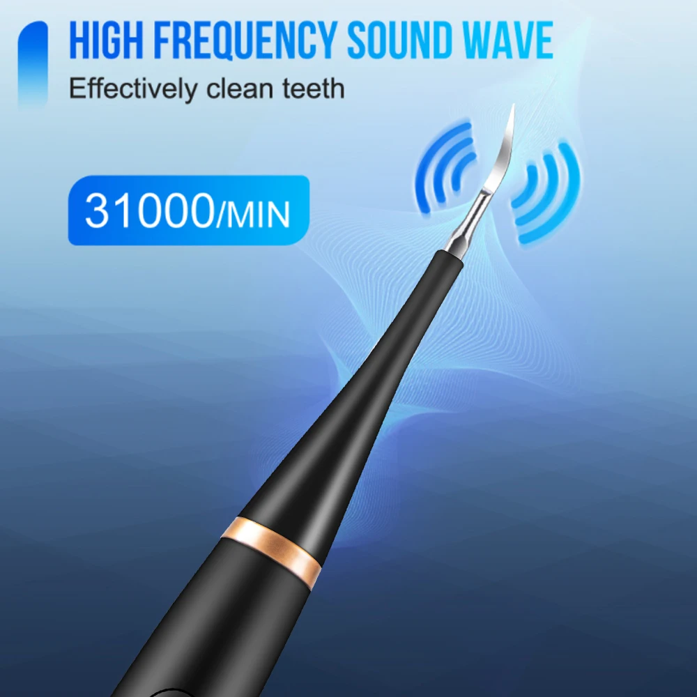 Best Electric Teeth Cleaner Calculus Remover Ultrasonic Tooth Brush Oral Cleaning Kit Adult Tartar Scraper