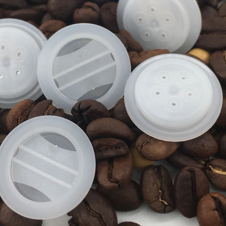 High Quality Plastic One-Way Gas Exhaust Valve for Food Bag Coffee Packaging Air Degassing Valve