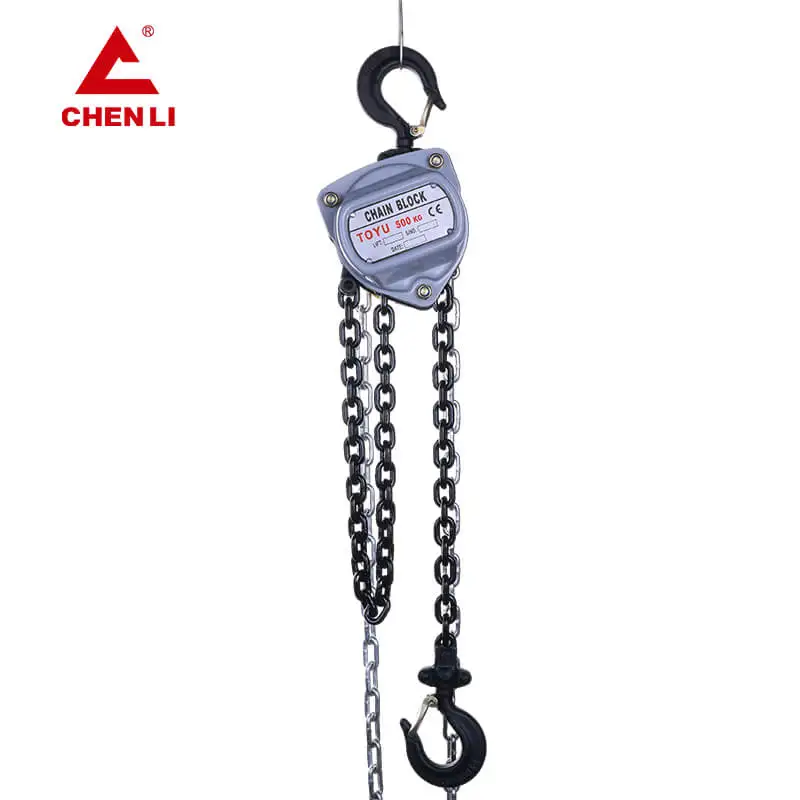 2023 Chenli wholesale HSZ - D chain block 30 ton 3 m manual chain hoist for lifting