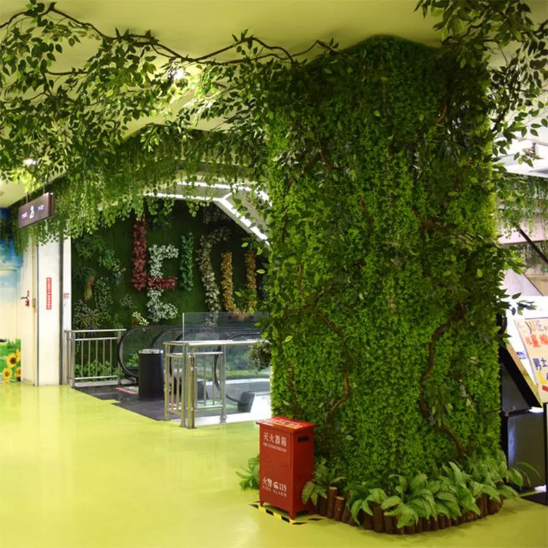  X140 Wedding Environmental protection without odors various types simulation plant wall artificial green