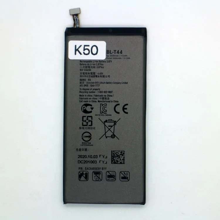 Bl-t44 3500 мА/ч, литий-ионный полимерный аккумулятор для Lg K50 K12 Prime Q60