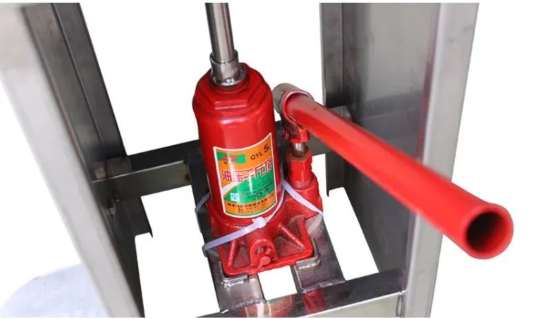 Manual hydraulic type honey and beeswax separator machine honey and wax extractor