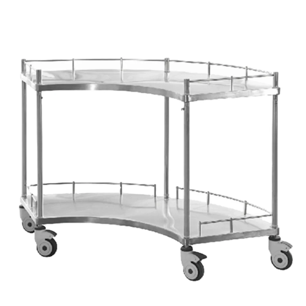 
 WST1525 S.S Fanshape Instrument Trolley  