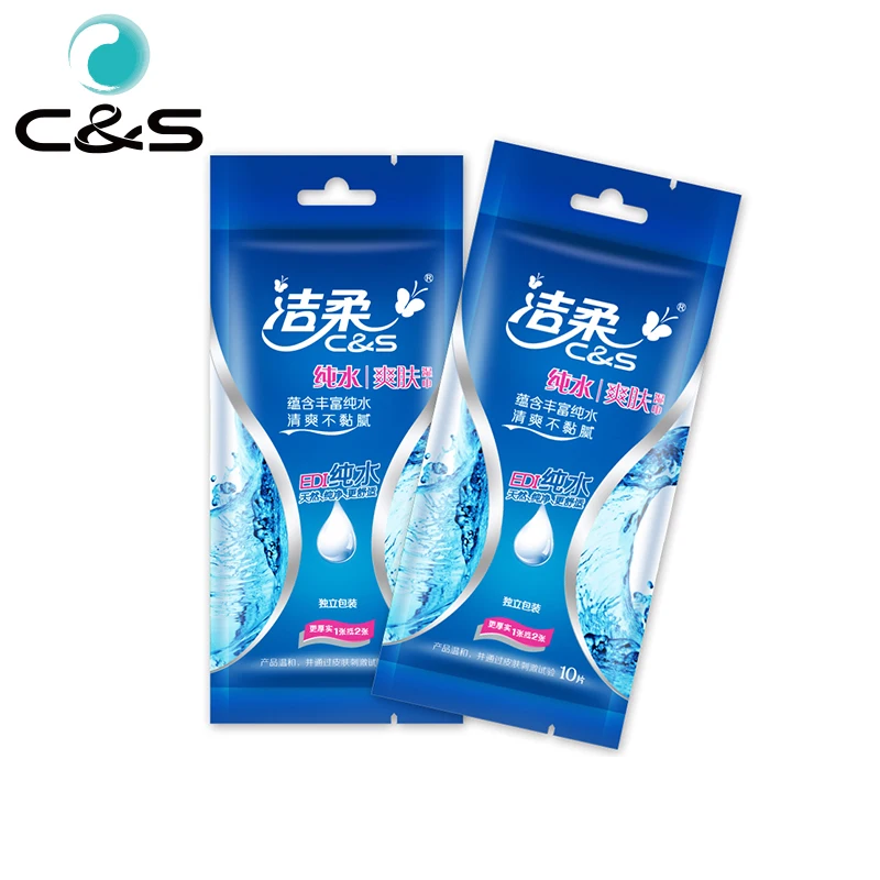 Пользовательская биоразлагаемая ткань без красителя, не флуоресцентные осветляющие вещества, влажная салфетка