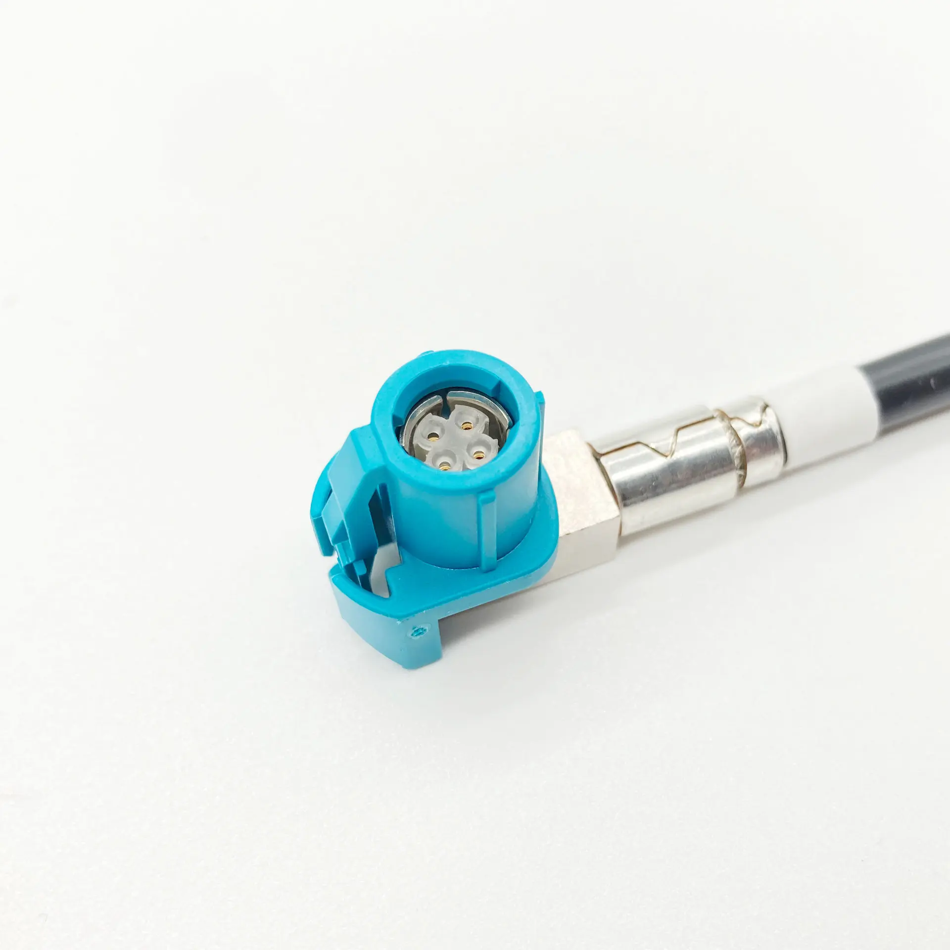 RF Coaxial Connector Wire 90 Degree Bend Male Head Horizontal C-type Pin Soldered PCB Board GPS Antenna Cable