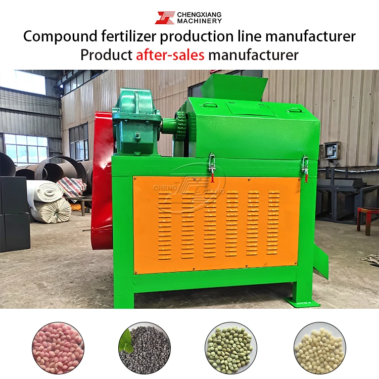 NPK Fertilizer Double Roller Press Granulator Machine Compound Fertilizer Granulating Machine