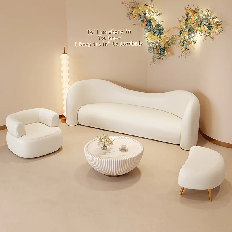 Office furniture white couch living room sofa set furniture living room