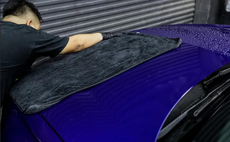 Super Large Absorbent Twist Microfiber Car Wash Fast Drying Towel Amphibious |Dry + Clean| Coral Fleece Thick Plush Car Cloth