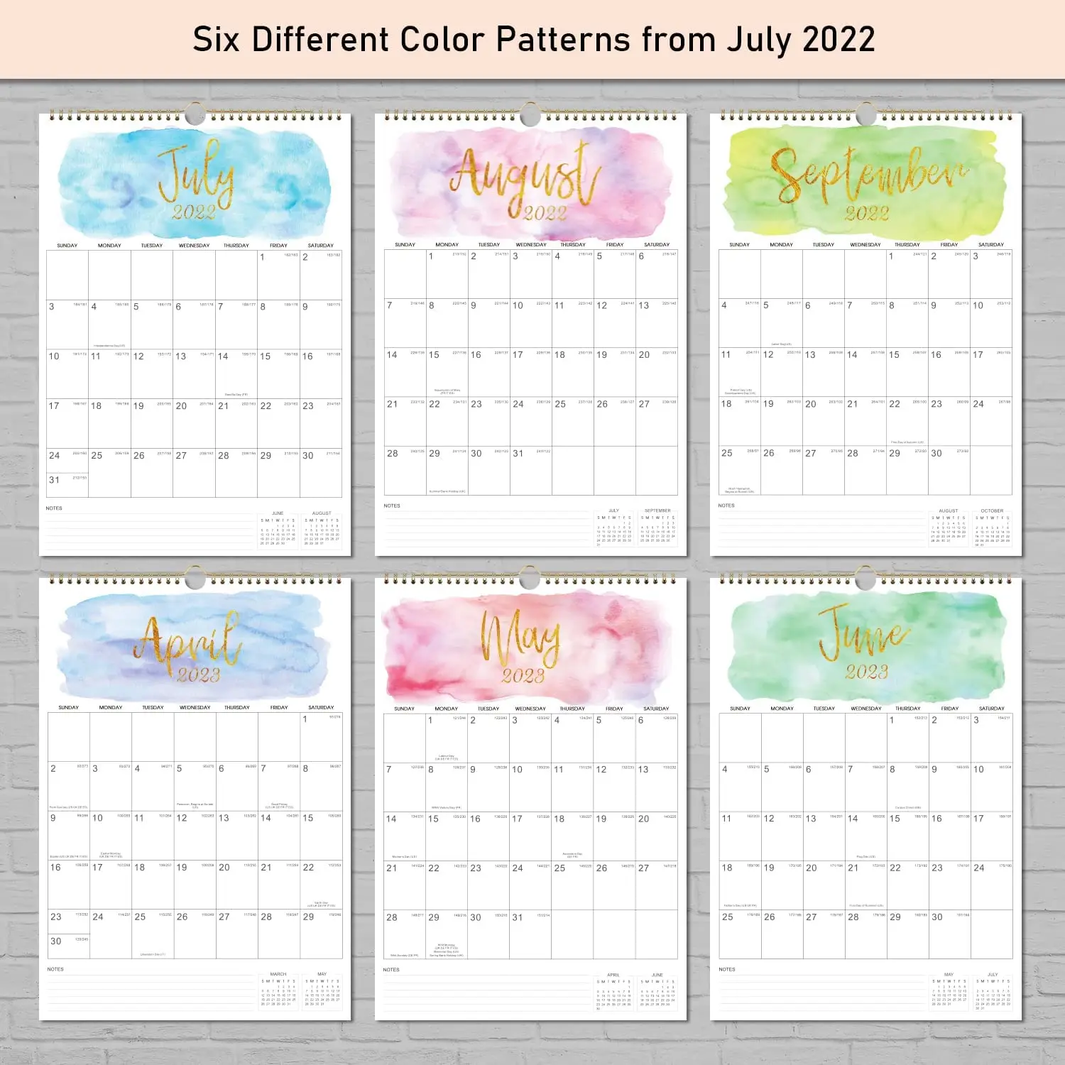 Advent Calendar For Baby Magnetic Acrylic Wall Calendar A5 Calendar
