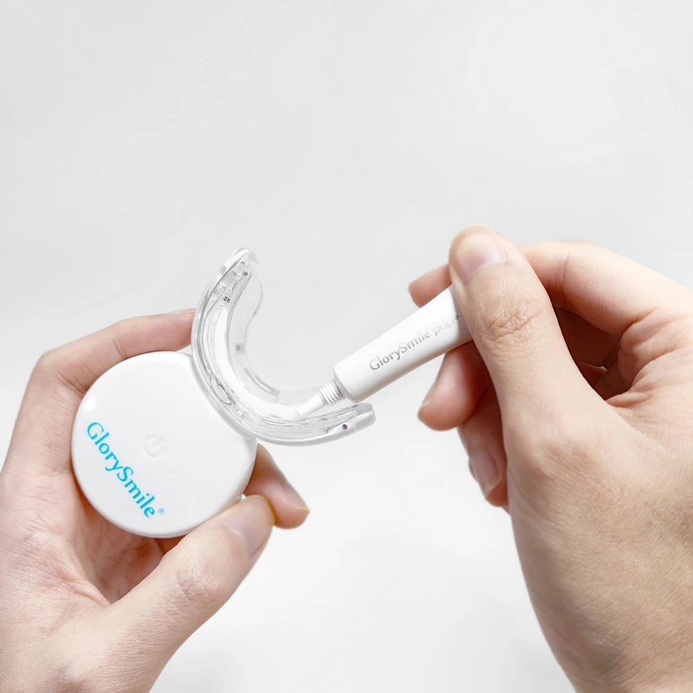 Luxury Home Teeth Whitening Kit 32 LED Purple 405 NM Light Tooth Whitening System With Gel Pen