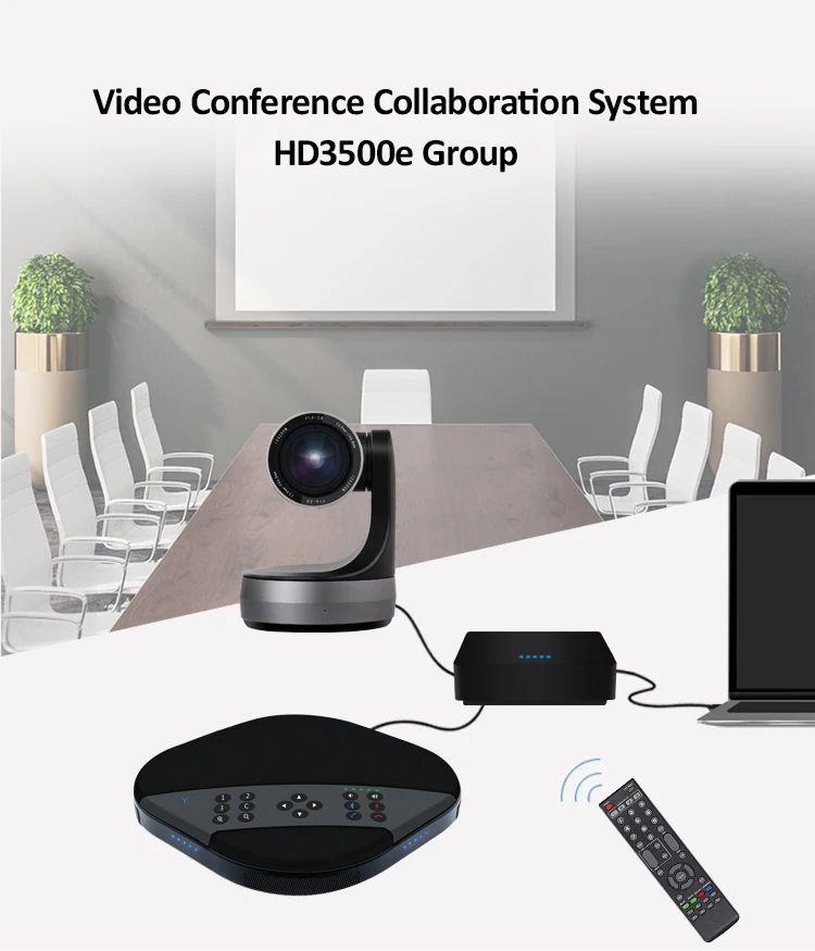 Система видеоконференции KATO-HD3500e с HD 1080P 12X зум камеры ptz камера для офиса видео конференц-связи со спикерфоном и