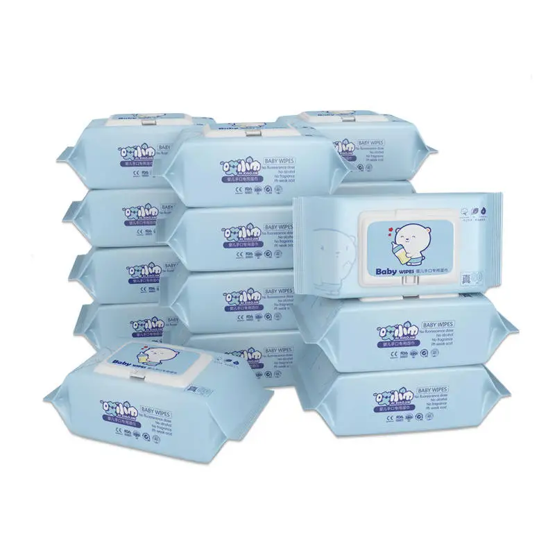 Clean Up With Machine Making Wet Baby Wipes In A Can