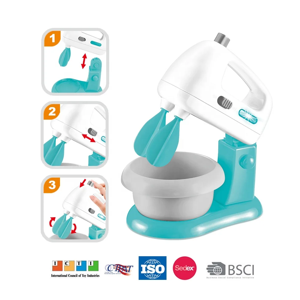 Kids Plastic Home Appliances Cooking Accessories Pretend Play Set Kitchen Blender Toy Kitchen Series for Kids Girls