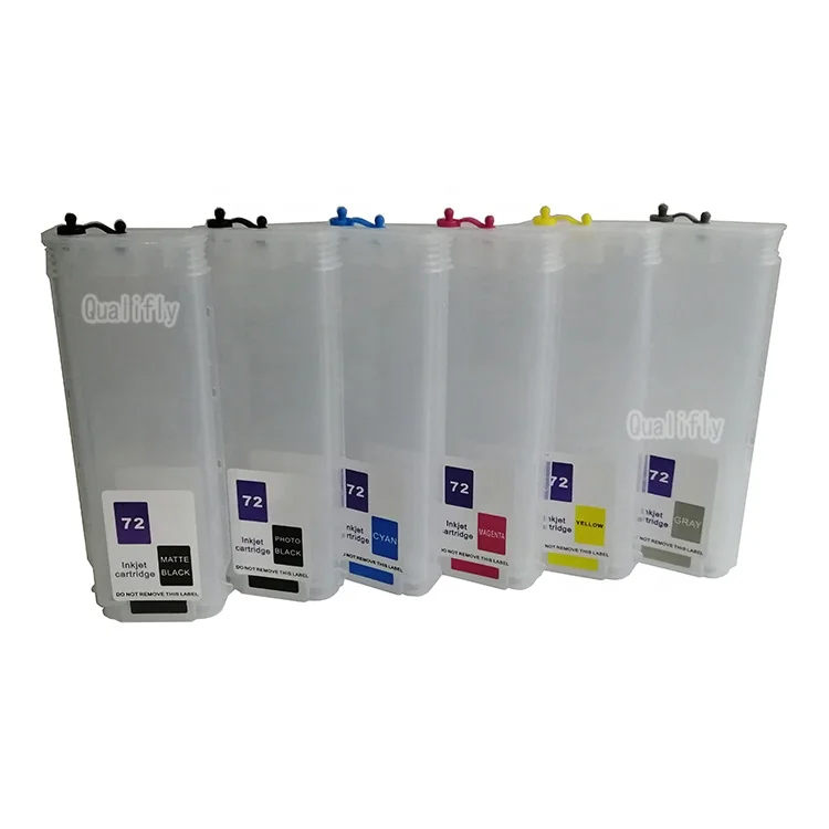 H72 refillable empty ink cartridge CISS ink system for HP Designjet T1110 T1120  T1300  T2300 T610 T770 T79