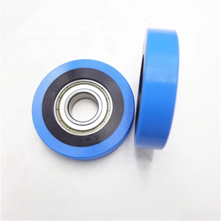 nylon PU POM PP PA66 rubber coated bearings 623 623zz 623rs deep groove ball bearing customized coated shape size