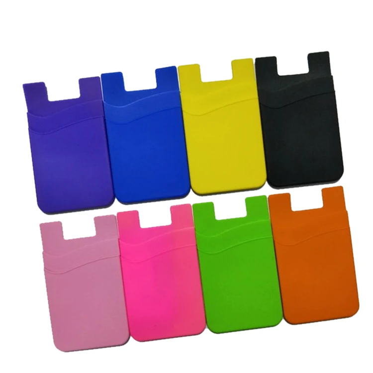 Sedex заводской Пользовательский логотип печать универсальный держатель карты клейкий Силиконовый сотовый телефон кошелек