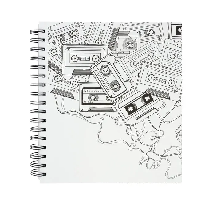 Good Quality Customized 64 Page Music Colouring Book With Recycled Paper drawing Small colouring book for Girls