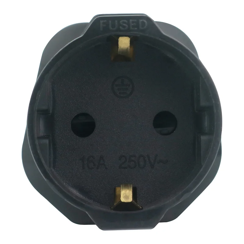 Factory Hot Sell  EU to UK Electronic Plug  Adapter 100V-250V 13 amp Electrical plugs and sockets UK type I travel converter