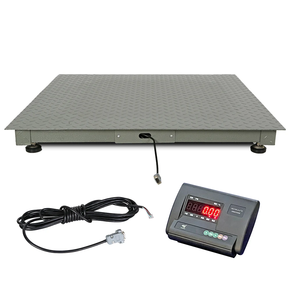 Hener Manufacturer Heavy Duty 1-3 Ton Platform Pallet Weighing Floor Scale with Indicator