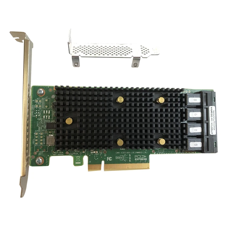  9400-16i SGL 16-Int порты 12 ГБ/сек. SAS/SATA/NVMe Tri-Mode PCle3.1 x8 LSI MegaRAID