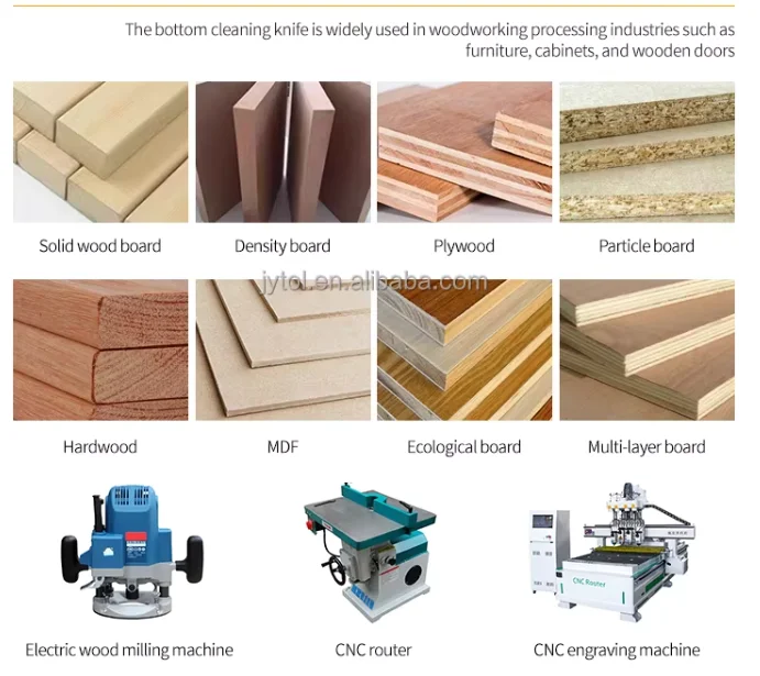 Cisivis Hot Sale Professional Grade 1/2  shank Bottom Cleaning Router Bit Woodworking carving CNC cutter