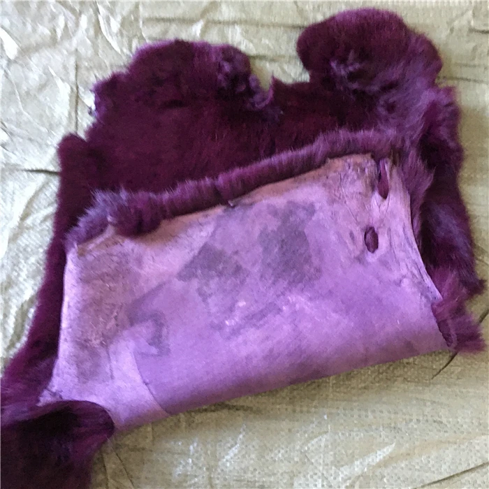 genuine raw chinchilla rabbit fur pelt for sale cheap price