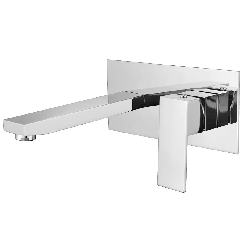 Watermark Approval Wall Basin Mixer with Solid DZR Brass Plate