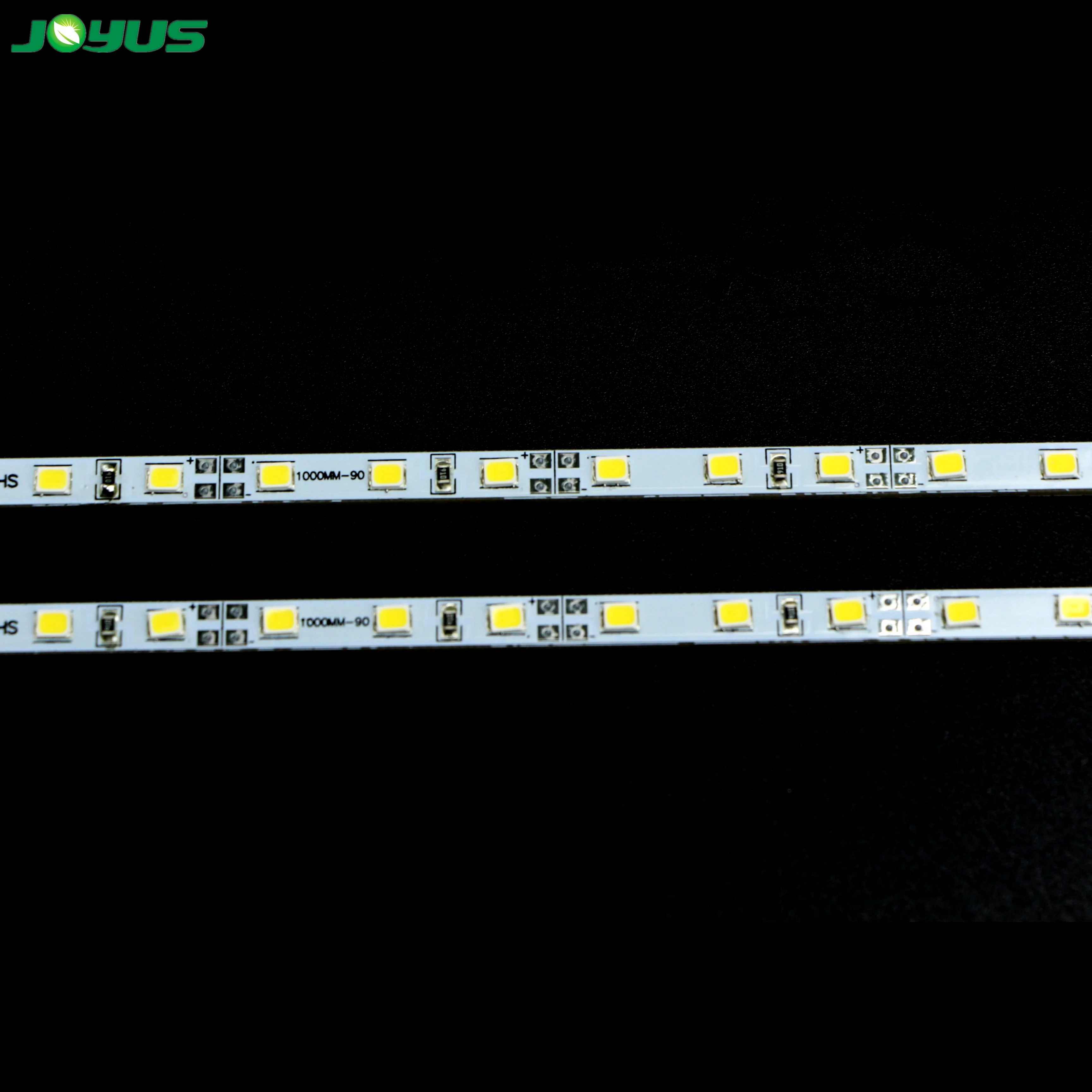 5mm pcb 12 volt led hard strip light 2835 smd 90 leds/m double-side tape wires for super thin led light box advertising 2024 hot
