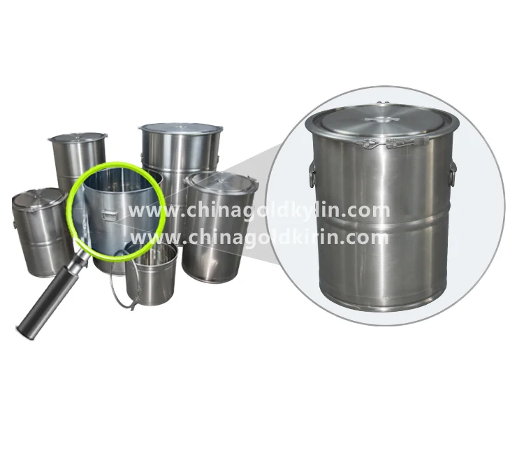 Custom New Style Steel Oil Barrel Drum Multi-Usage Bucket for Milk and Water