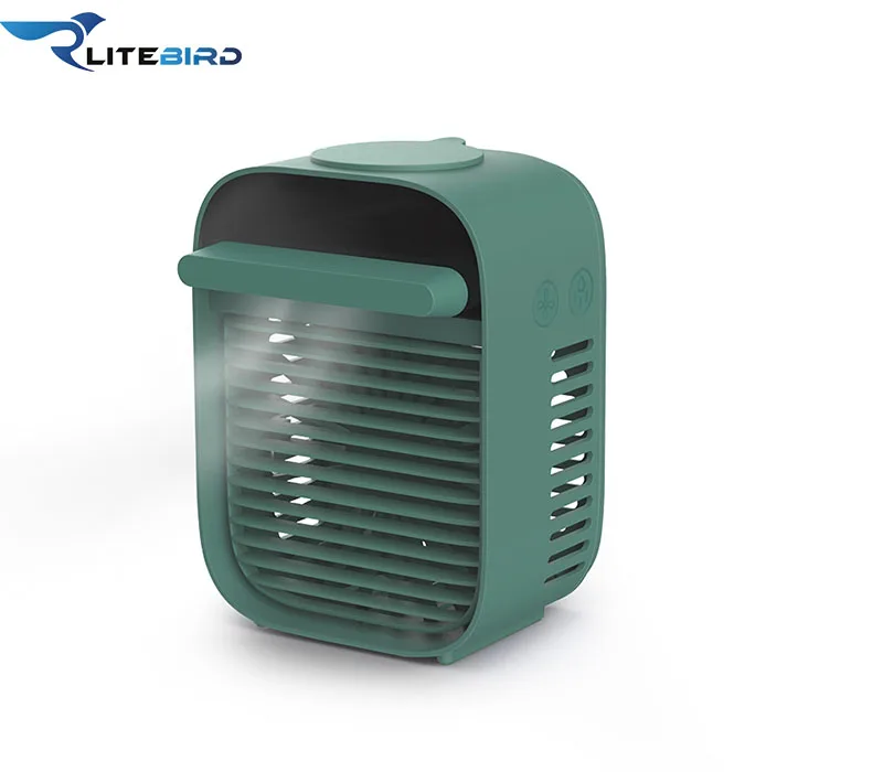 New Water Mist Fan Desktop Vertical Switchable Mode Fan Dense Water Mist Fast Cooling