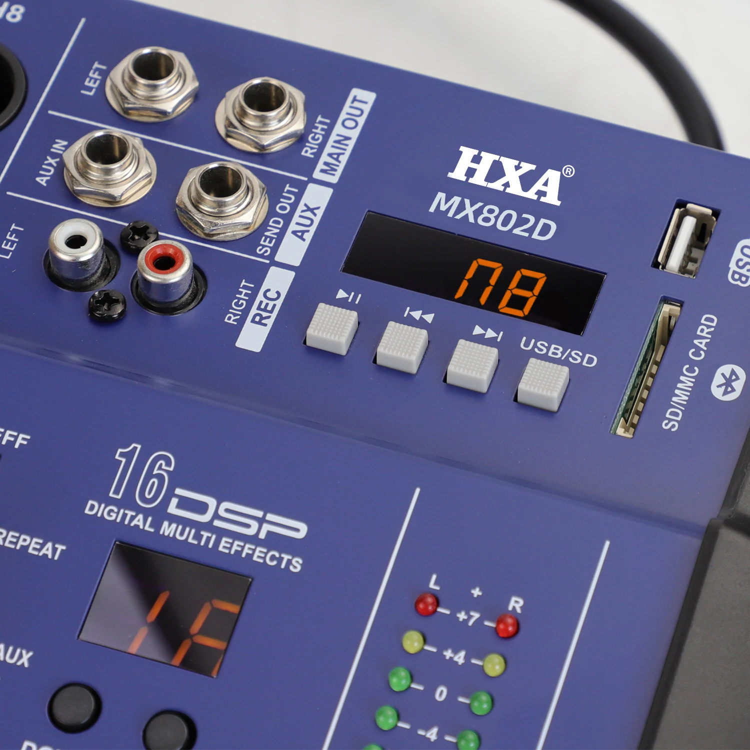 Stable quality Professional 8 Channel  USB Powered Amplifier Mixers