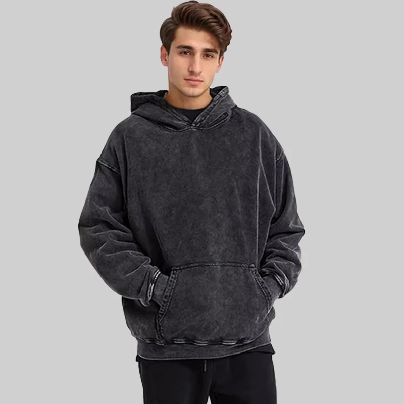 New custom printing embroidery logo for unisex 400 gsm hoodie customize blank casual oversized hoodies 400gsm