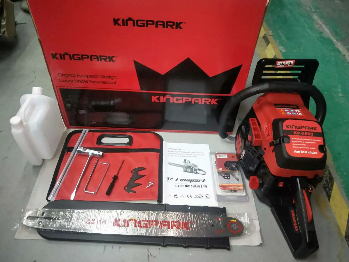 KINGPARK CHAINSAW 5800 58CC GASOLINE  CANFLY CHAIN SAW