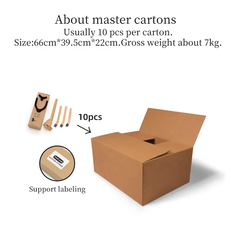 Solid Beech Wood Adjustable Saxophone Stand For Alto and Tenor Saxophone Lonteam SXST-01