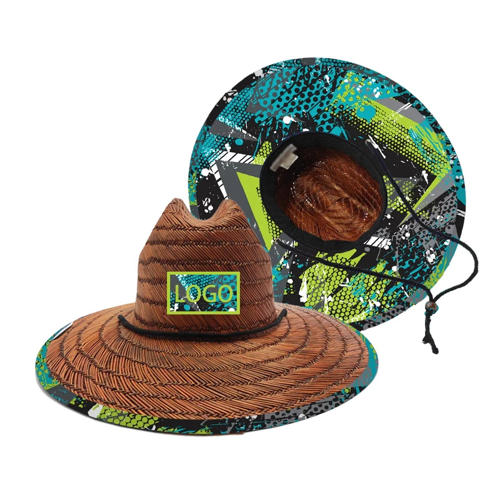 Оптовая продажа, мужская летняя окрашенная коричневая пляжная шляпа от солнца Shangyi