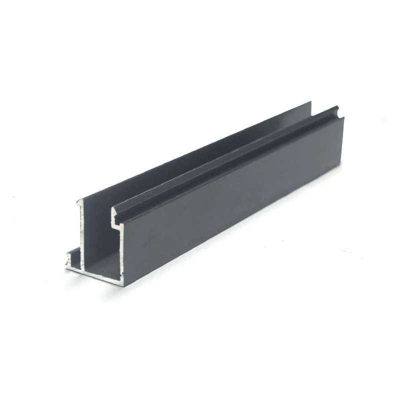 Industrial aluminum extrusion black anodized 6063 t slot aluminium profiles  China manufacturer