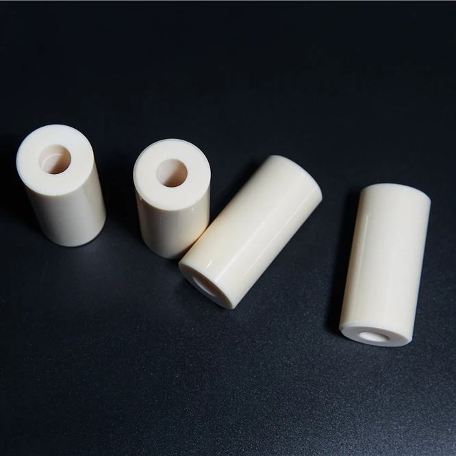 custom alumina insulating bush industrial ceramic insulating Porcelain sleeve Alumina ceramic tube