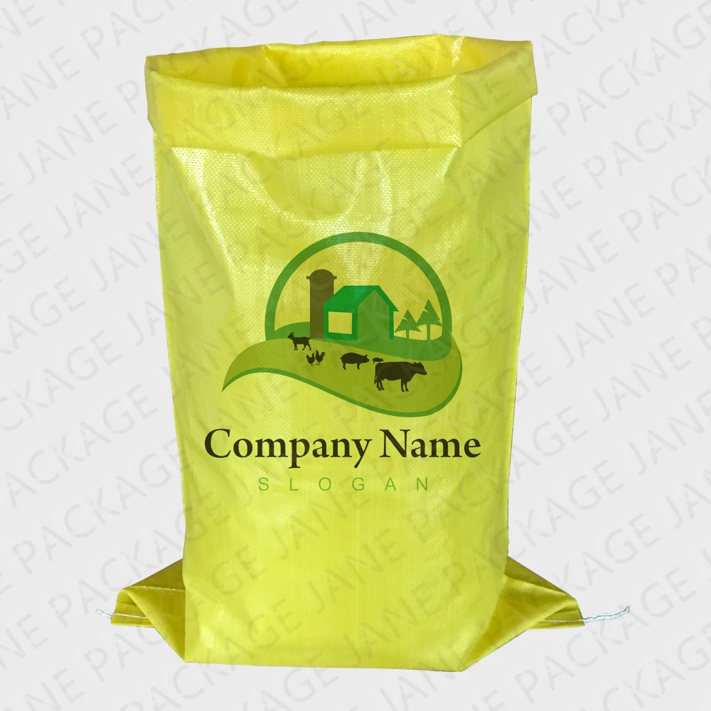 Factory Price New Material Laminated Bag Full-color Printing Pp Woven Sack For Grain