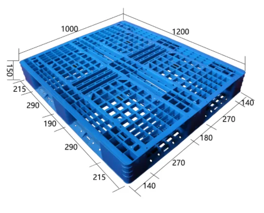 Factory Offer Durable Plastic Pallet for Warehouse Nestable Stacking Pallet for Stock Carrying and Transport