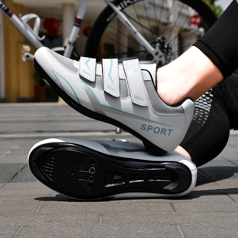 2021 rubber nylon sole casual soft hard-wearing Sport microfiber mesh breathable upper bicycle shoes for unisex all age cycling