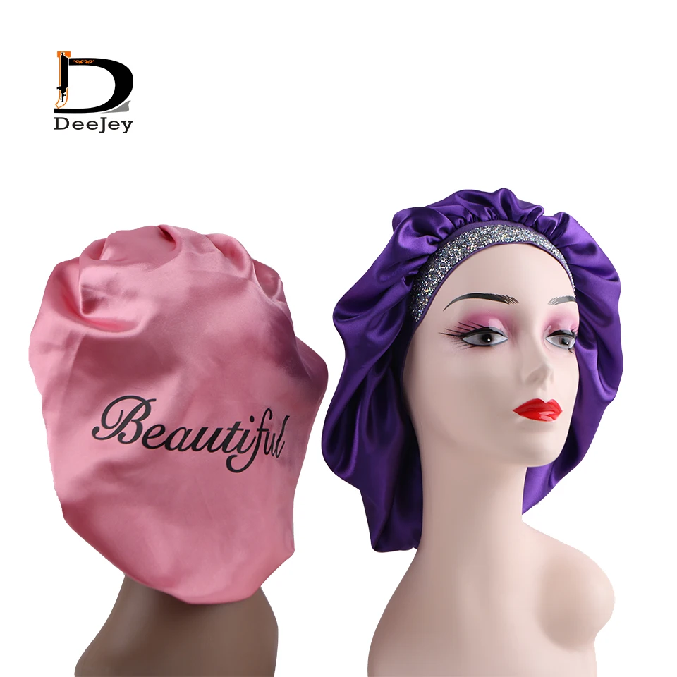 Мягкие атласные шляпки с логотипом на заказ двусторонняя дизайнерская шляпка украшением для волос