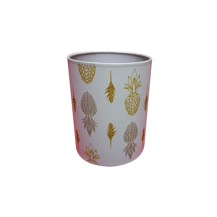 
Hanging Handmade Plain Portable Round Pineapple Sequin Printed Lampshade 