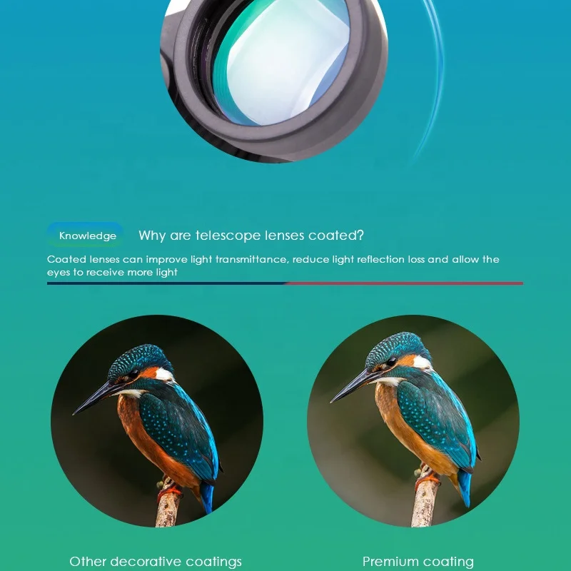 DELUXEFIT waterproof high resolution night vision long range hunting telescope binoculars