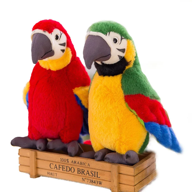 Игрушка-попугай для записи и разговора