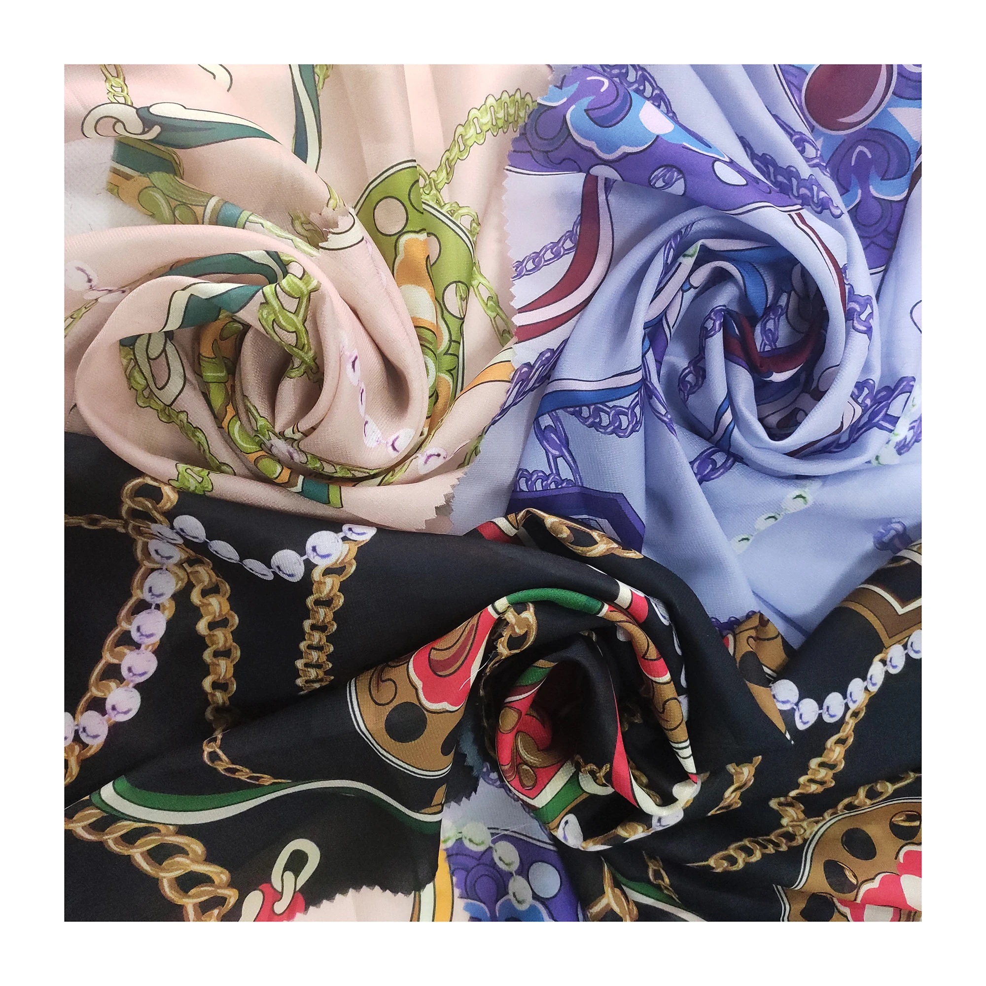 Услуги печати на заказ 100 полиэстер креп шелк шифон цифровая ткань для одежды