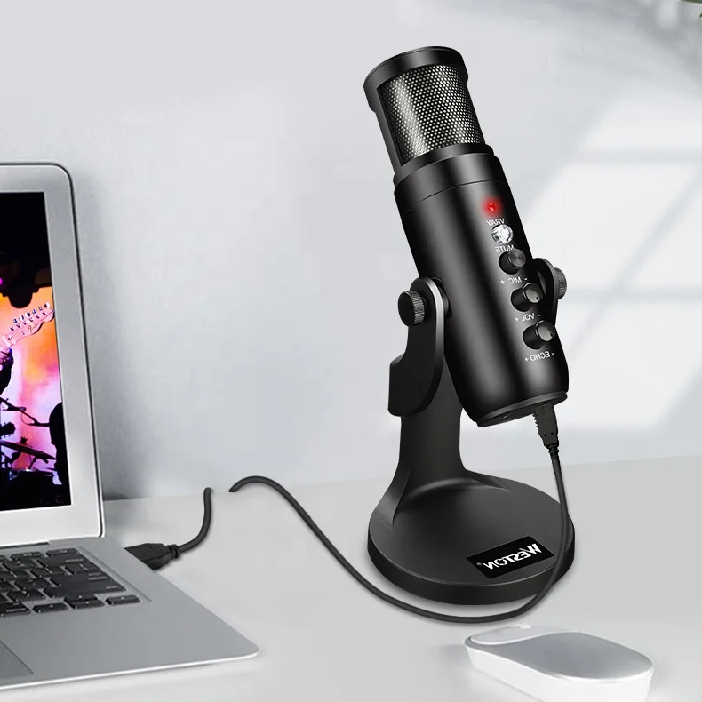 USB RGB бум Студия конденсаторный микрофон набор для радио ПК записи Youtube потокового подкаста