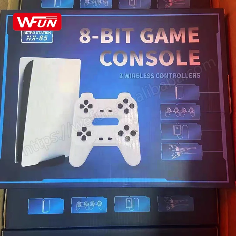 NEW Game Station P5 Retro Wireless Handheld TV Video Console Build In 1280 Games for NES Retro Game Console Support Av Out